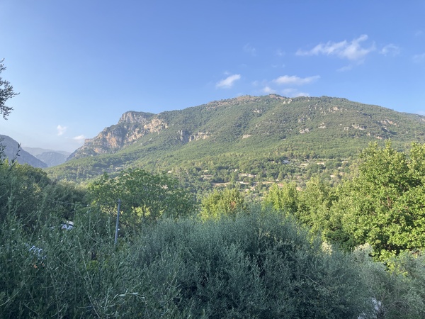 View from the camping at Le Bar sur Loup