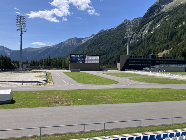 Biathlon stadium in Antholz